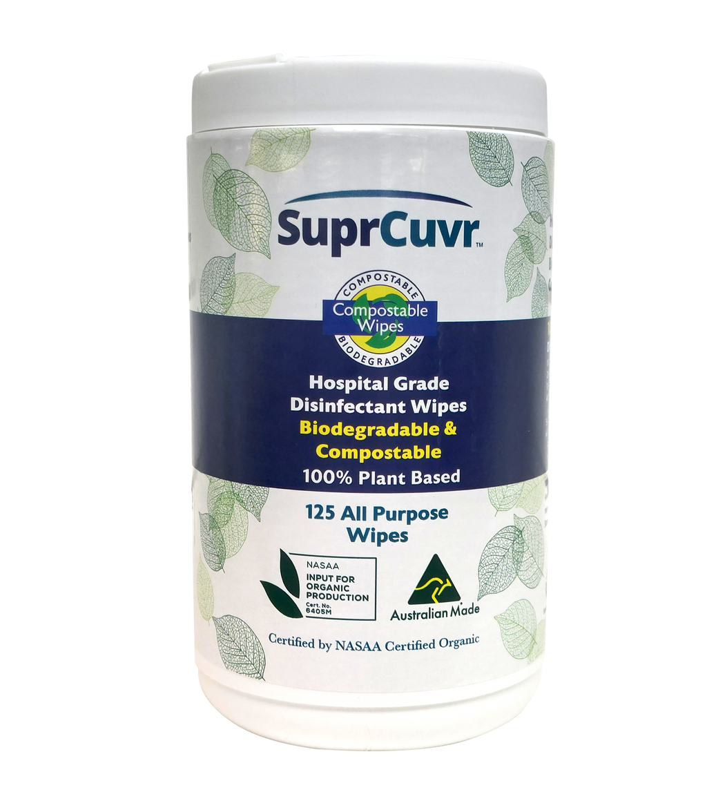 Hospital Grade Universal Compostable Wipes
