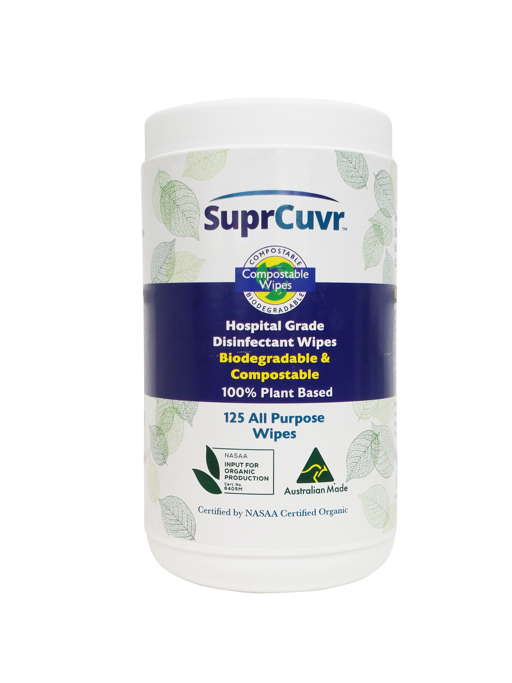 Hospital Grade Universal Compostable Wipes