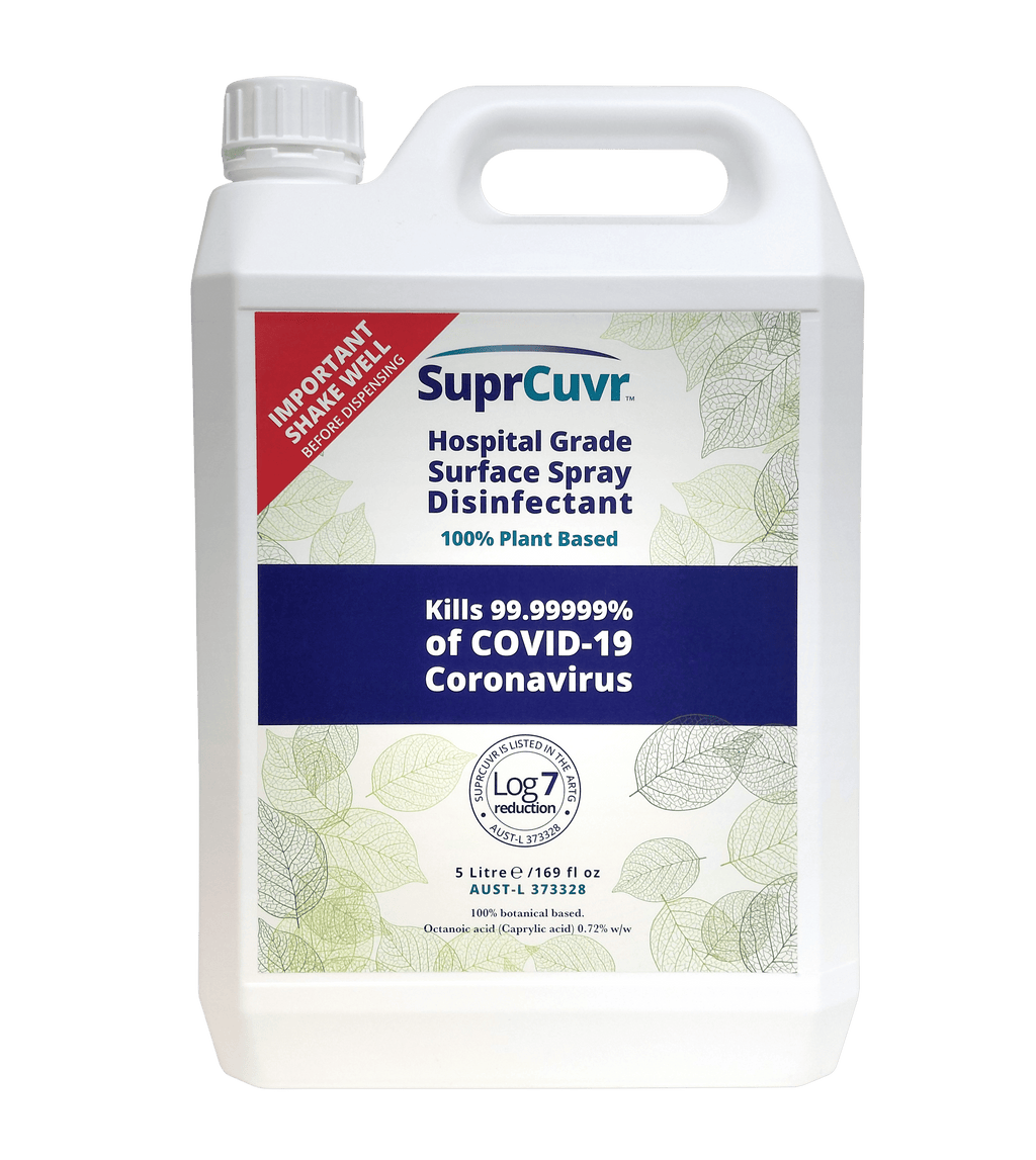 SuprCuvr Hospital-Grade 4-in-1 Surface Cleaner & Disinfectant (Log 7)